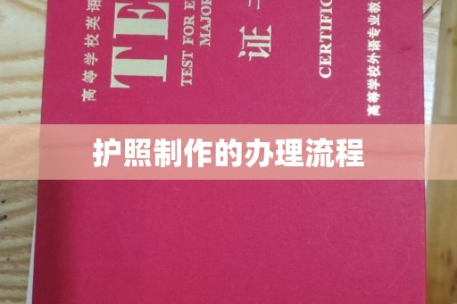 张家川护照制作的办理流程