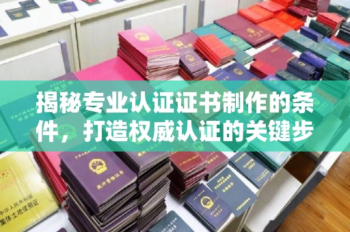 张家川揭秘专业认证证书制作的条件，打造权威认证的关键步骤
