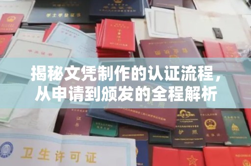 张家川揭秘文凭制作的认证流程，从申请到颁发的全程解析